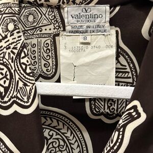 Valentino VINTAGED RARE multi color dress with buttons on sleeve and front